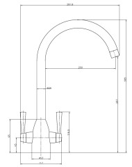 MESA CH Line Drawing