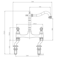 UTICA CH Line Drawing